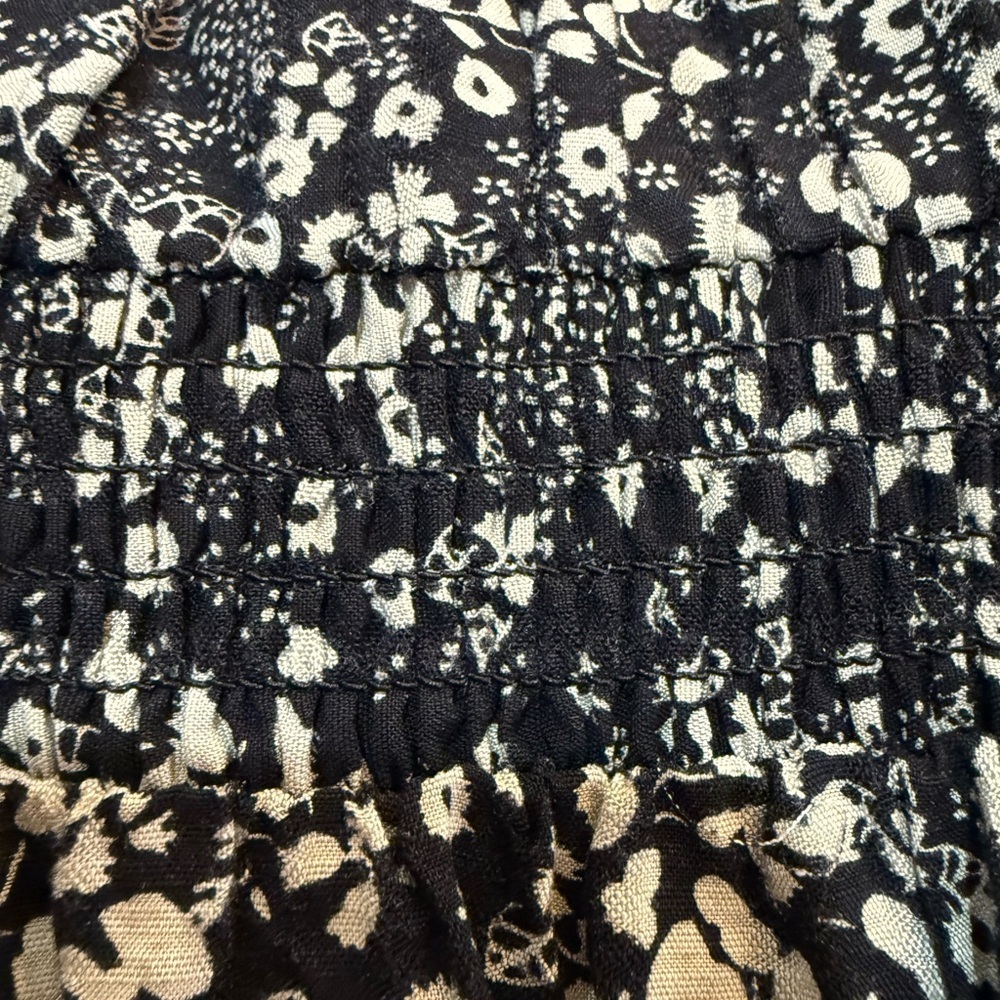 Knox Rose Black and Cream Boho Dress NWT Size Medium - Picture 7 of 8